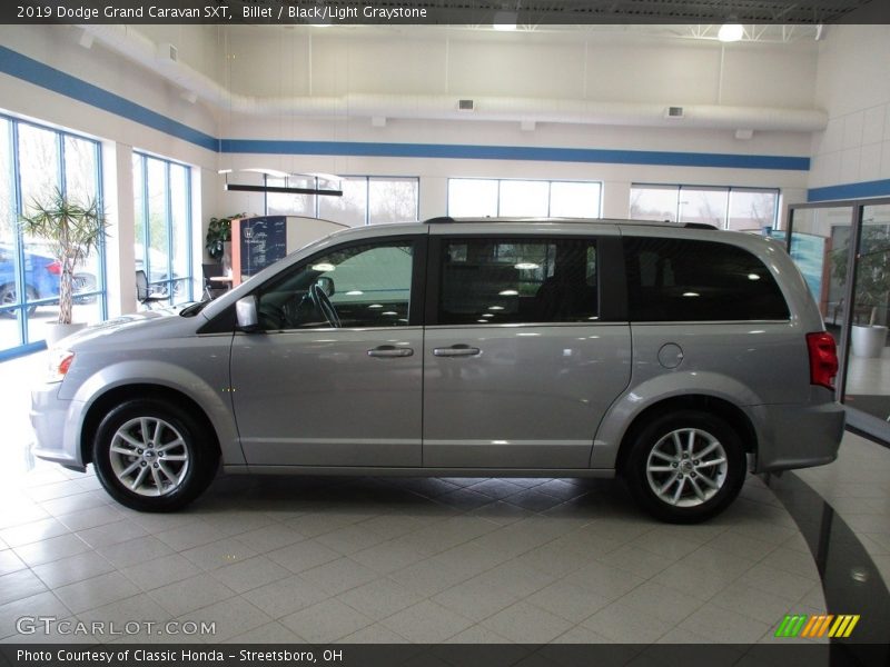 Billet / Black/Light Graystone 2019 Dodge Grand Caravan SXT