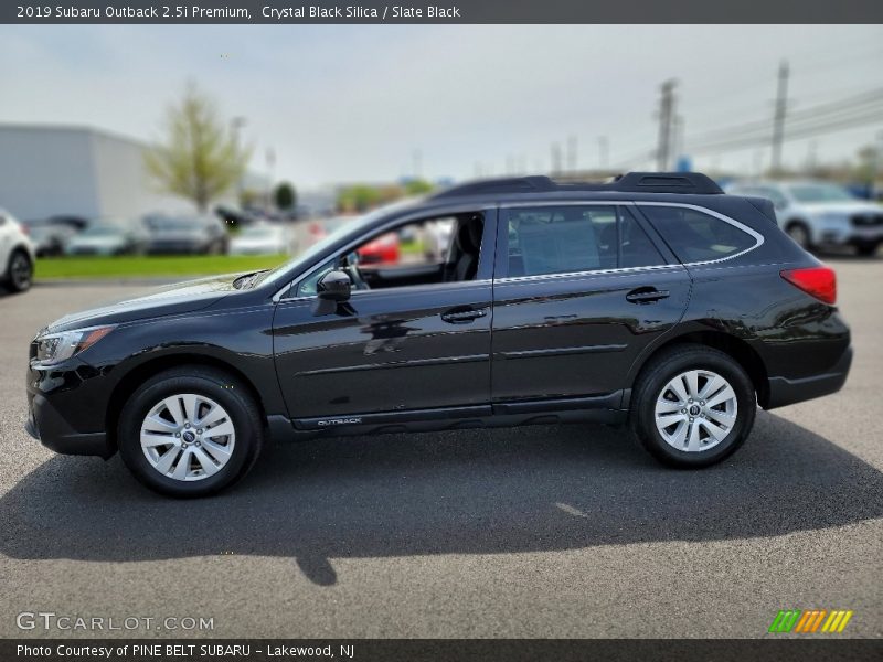 Crystal Black Silica / Slate Black 2019 Subaru Outback 2.5i Premium