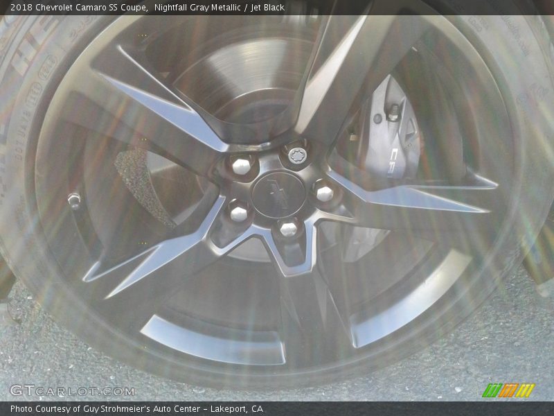 Nightfall Gray Metallic / Jet Black 2018 Chevrolet Camaro SS Coupe