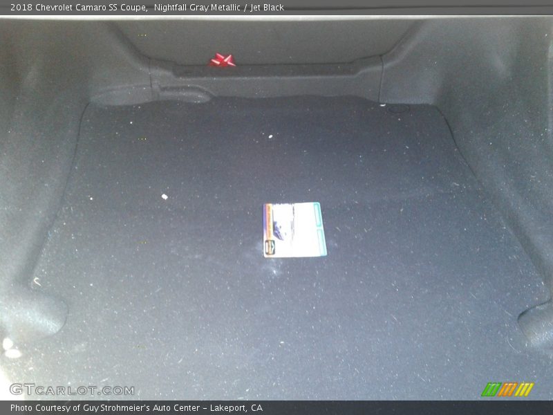 Nightfall Gray Metallic / Jet Black 2018 Chevrolet Camaro SS Coupe
