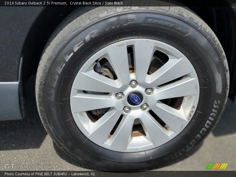 Crystal Black Silica / Slate Black 2019 Subaru Outback 2.5i Premium