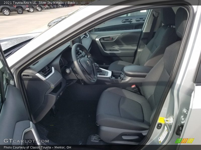 Silver Sky Metallic / Black 2021 Toyota RAV4 LE