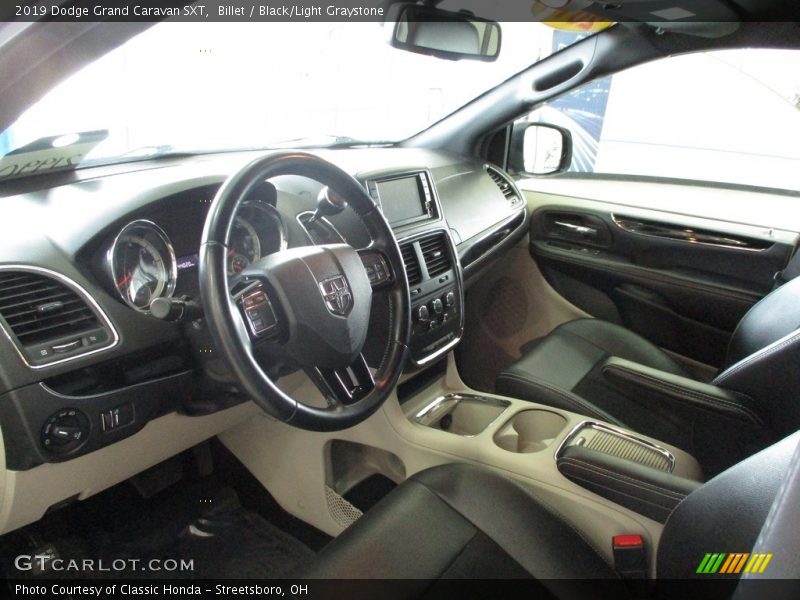 Billet / Black/Light Graystone 2019 Dodge Grand Caravan SXT