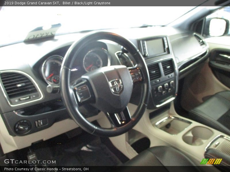 Billet / Black/Light Graystone 2019 Dodge Grand Caravan SXT