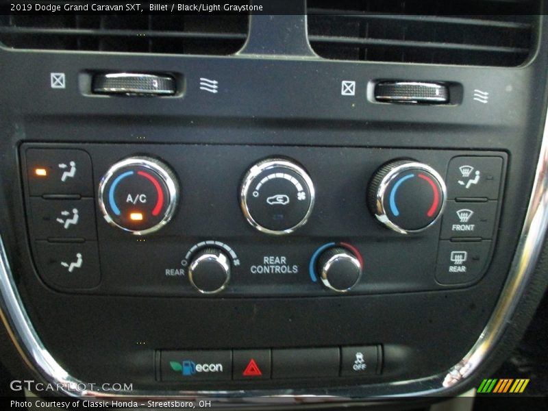 Billet / Black/Light Graystone 2019 Dodge Grand Caravan SXT