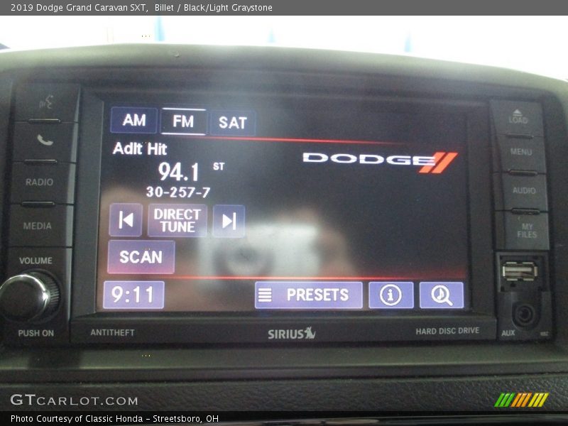 Billet / Black/Light Graystone 2019 Dodge Grand Caravan SXT