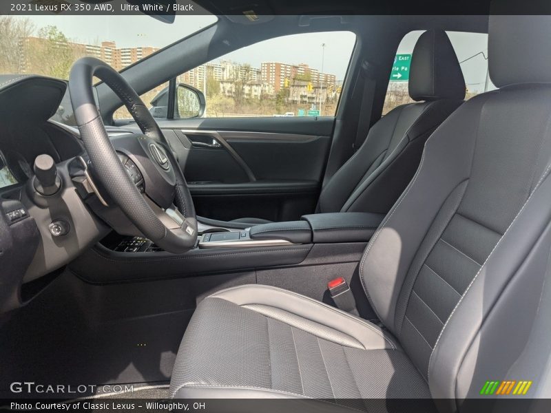 Ultra White / Black 2021 Lexus RX 350 AWD