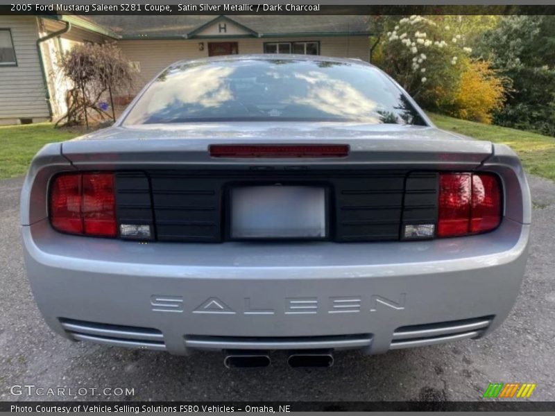 Satin Silver Metallic / Dark Charcoal 2005 Ford Mustang Saleen S281 Coupe