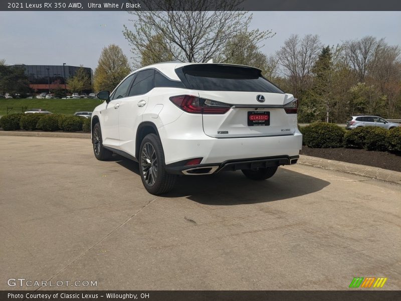 Ultra White / Black 2021 Lexus RX 350 AWD