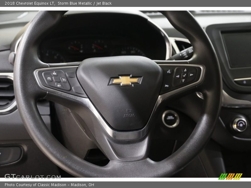 Storm Blue Metallic / Jet Black 2018 Chevrolet Equinox LT