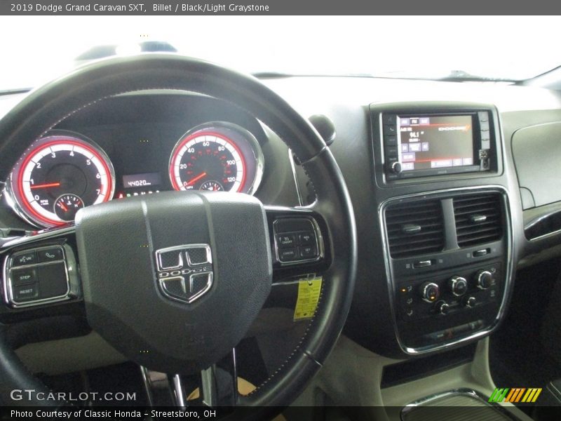 Billet / Black/Light Graystone 2019 Dodge Grand Caravan SXT