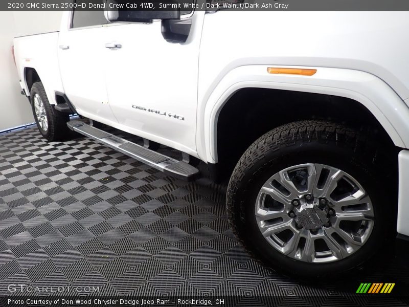 Summit White / Dark Walnut/Dark Ash Gray 2020 GMC Sierra 2500HD Denali Crew Cab 4WD