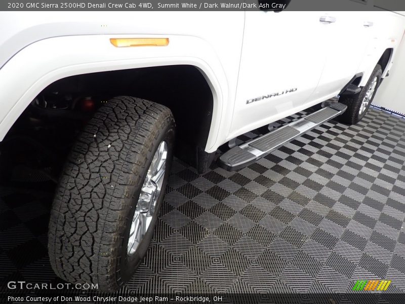 Summit White / Dark Walnut/Dark Ash Gray 2020 GMC Sierra 2500HD Denali Crew Cab 4WD