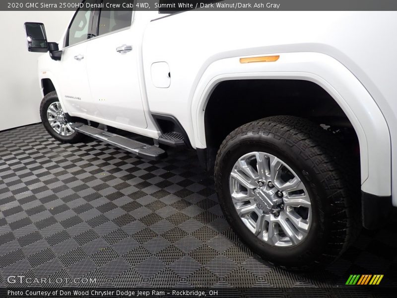 Summit White / Dark Walnut/Dark Ash Gray 2020 GMC Sierra 2500HD Denali Crew Cab 4WD