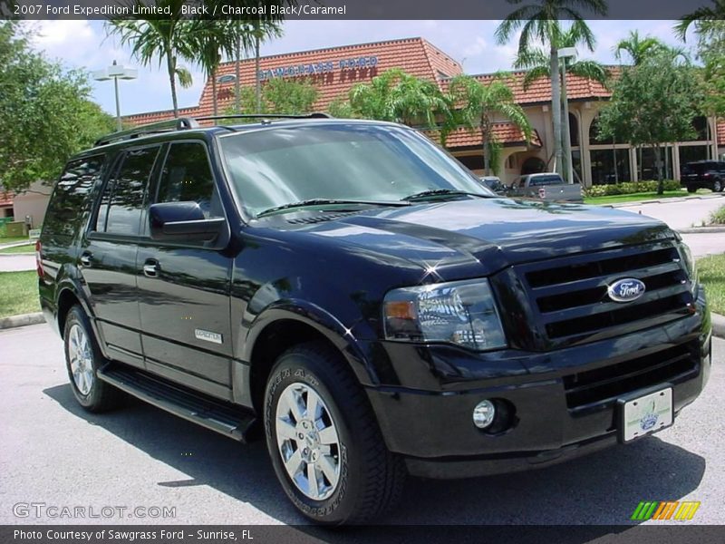 Black / Charcoal Black/Caramel 2007 Ford Expedition Limited