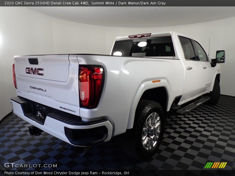 Summit White / Dark Walnut/Dark Ash Gray 2020 GMC Sierra 2500HD Denali Crew Cab 4WD