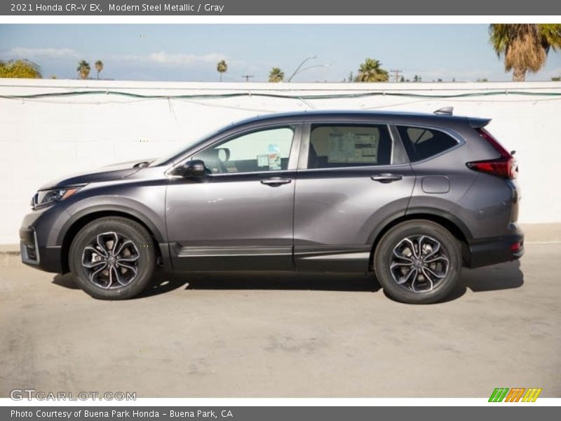 Modern Steel Metallic / Gray 2021 Honda CR-V EX