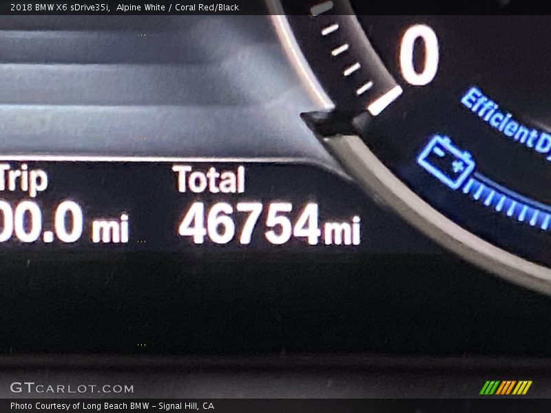 Alpine White / Coral Red/Black 2018 BMW X6 sDrive35i