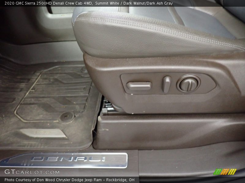 Summit White / Dark Walnut/Dark Ash Gray 2020 GMC Sierra 2500HD Denali Crew Cab 4WD