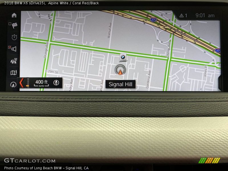 Alpine White / Coral Red/Black 2018 BMW X6 sDrive35i