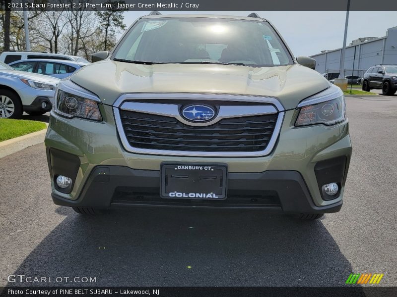 Jasper Green Metallic / Gray 2021 Subaru Forester 2.5i Premium
