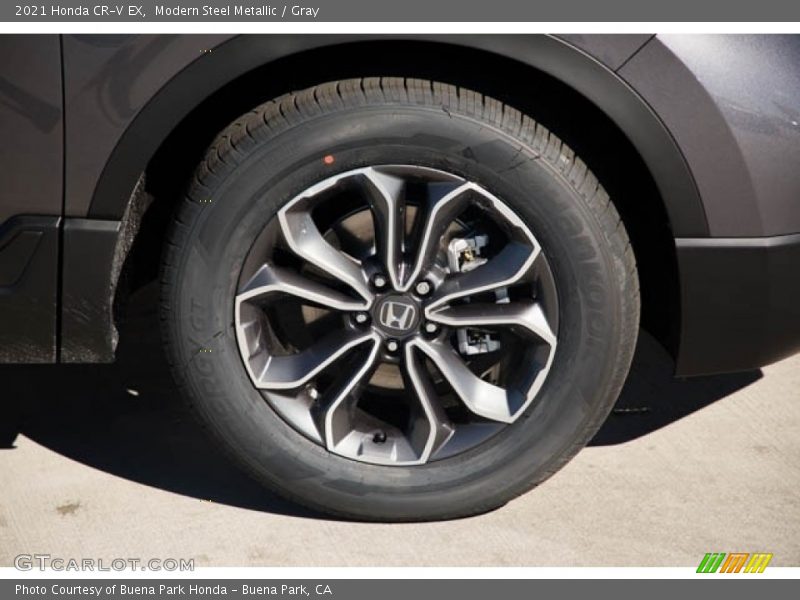 Modern Steel Metallic / Gray 2021 Honda CR-V EX