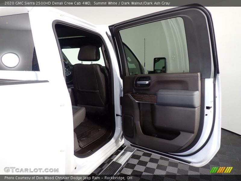 Summit White / Dark Walnut/Dark Ash Gray 2020 GMC Sierra 2500HD Denali Crew Cab 4WD