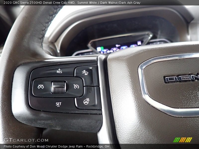 Summit White / Dark Walnut/Dark Ash Gray 2020 GMC Sierra 2500HD Denali Crew Cab 4WD