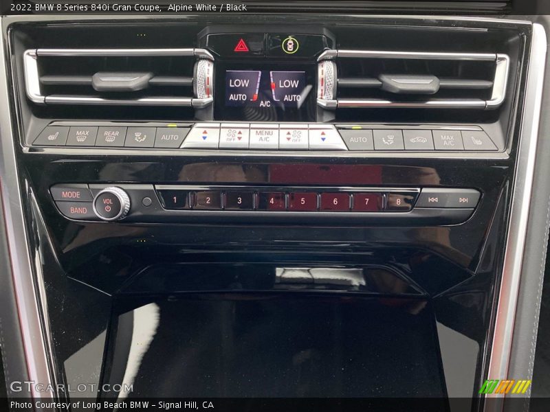 Controls of 2022 8 Series 840i Gran Coupe