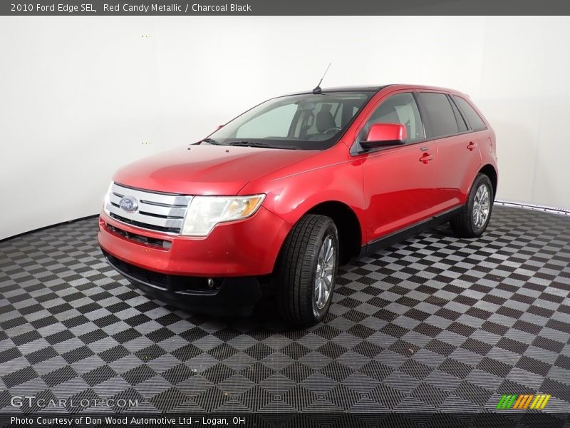 Red Candy Metallic / Charcoal Black 2010 Ford Edge SEL