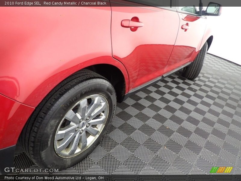 Red Candy Metallic / Charcoal Black 2010 Ford Edge SEL