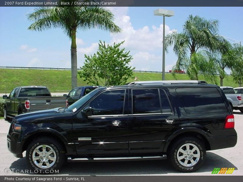 Black / Charcoal Black/Caramel 2007 Ford Expedition Limited