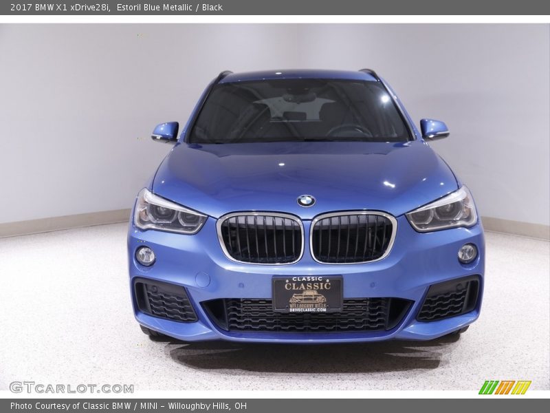 Estoril Blue Metallic / Black 2017 BMW X1 xDrive28i