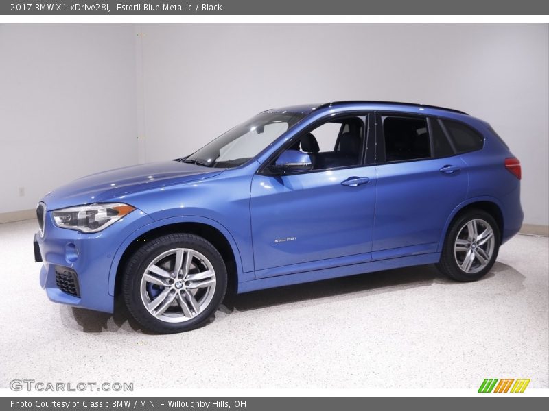 Estoril Blue Metallic / Black 2017 BMW X1 xDrive28i