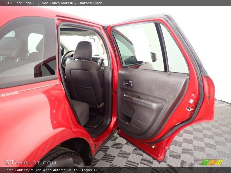 Red Candy Metallic / Charcoal Black 2010 Ford Edge SEL