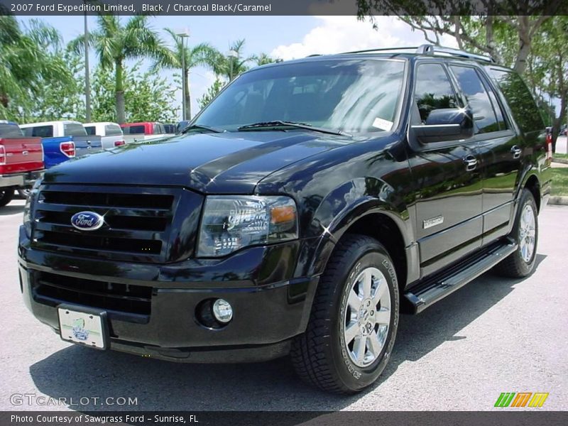 Black / Charcoal Black/Caramel 2007 Ford Expedition Limited