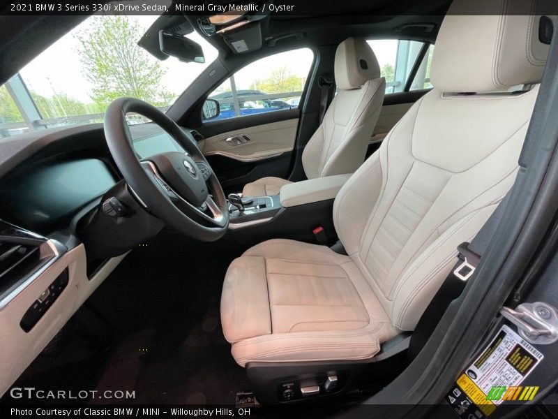  2021 3 Series 330i xDrive Sedan Oyster Interior