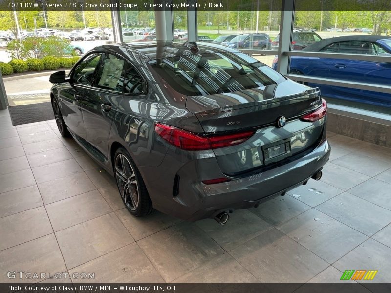 Mineral Gray Metallic / Black 2021 BMW 2 Series 228i xDrive Grand Coupe
