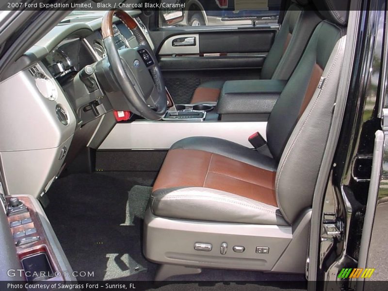 Black / Charcoal Black/Caramel 2007 Ford Expedition Limited