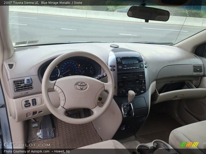 Blue Mirage Metallic / Stone 2007 Toyota Sienna LE