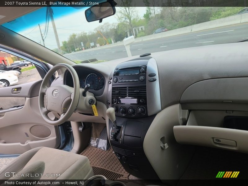 Blue Mirage Metallic / Stone 2007 Toyota Sienna LE