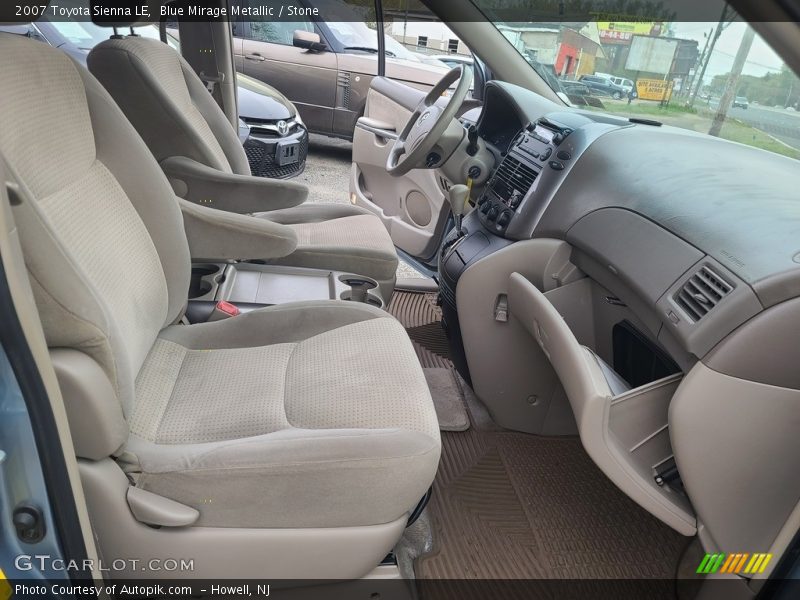 Blue Mirage Metallic / Stone 2007 Toyota Sienna LE