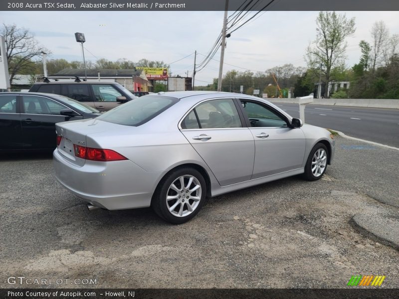 Alabaster Silver Metallic / Parchment 2008 Acura TSX Sedan