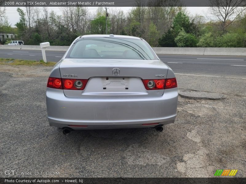 Alabaster Silver Metallic / Parchment 2008 Acura TSX Sedan