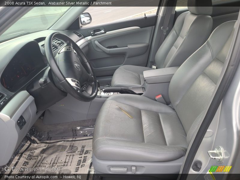 Alabaster Silver Metallic / Parchment 2008 Acura TSX Sedan