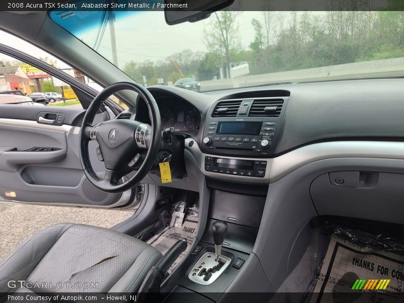 Alabaster Silver Metallic / Parchment 2008 Acura TSX Sedan