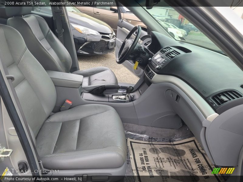 Alabaster Silver Metallic / Parchment 2008 Acura TSX Sedan