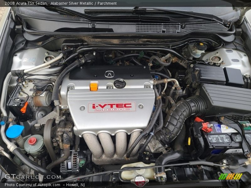 Alabaster Silver Metallic / Parchment 2008 Acura TSX Sedan