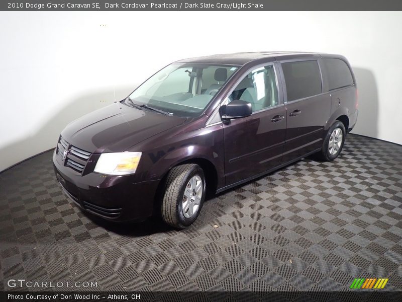 Dark Cordovan Pearlcoat / Dark Slate Gray/Light Shale 2010 Dodge Grand Caravan SE