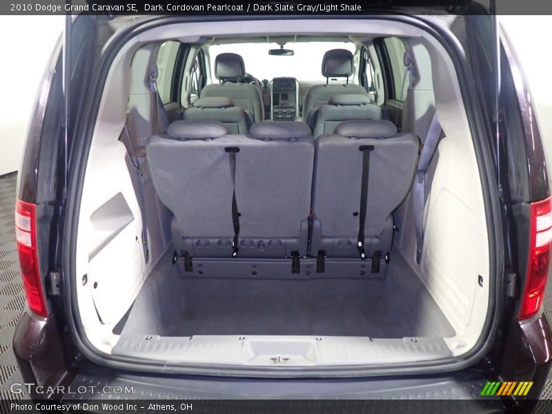 Dark Cordovan Pearlcoat / Dark Slate Gray/Light Shale 2010 Dodge Grand Caravan SE